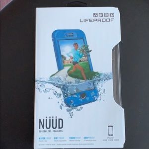 Blue LifeProof NÜÜD iPhone 7 case